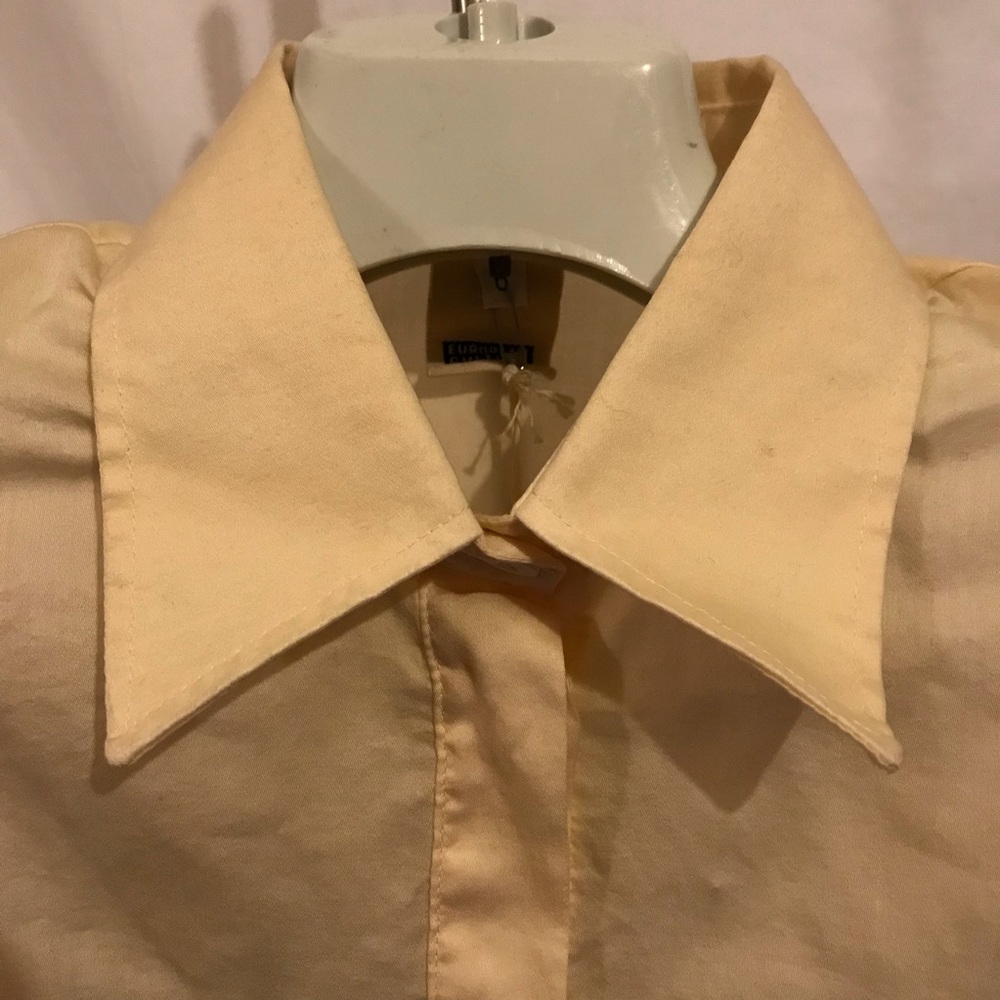 🦋 European Culture Button Down Ruffled Sleeve - Picture 3 of 5